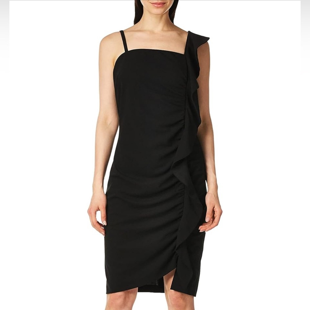 Guess Black One Shoulder Dress